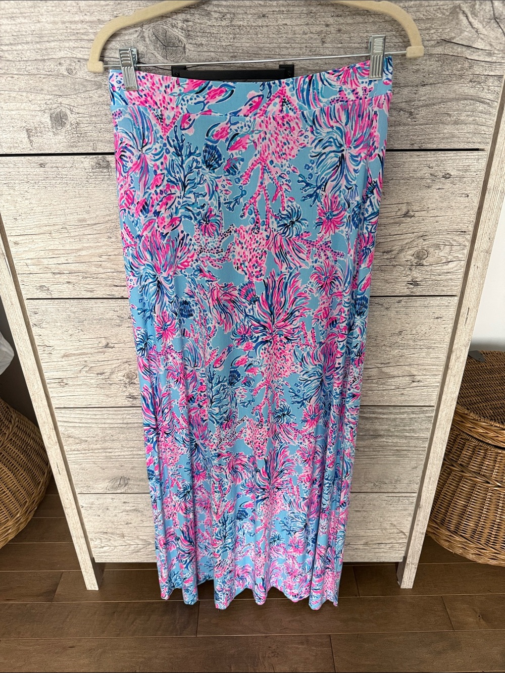 Lilly Pulitzer Floral Maxi Skirt